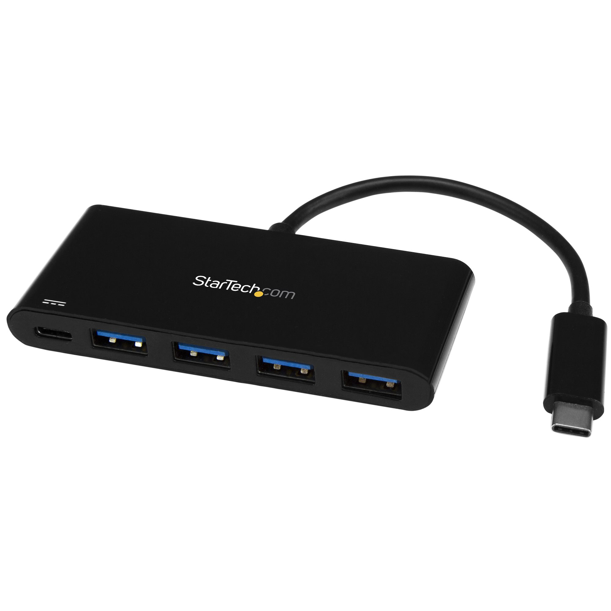 StarTech.com HB30C4AFPD interface hub USB 3.2 Gen 1 (3.1 Gen 1) Type-C 5000 Mbit/s Sort