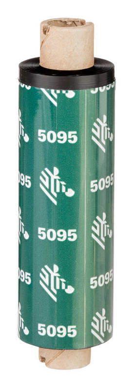 Zebra 5095 Resin varmebånd 30 m Sort