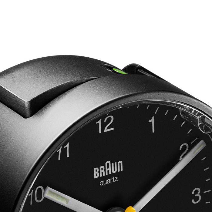 Braun BC01B Quartz alarmur Sort