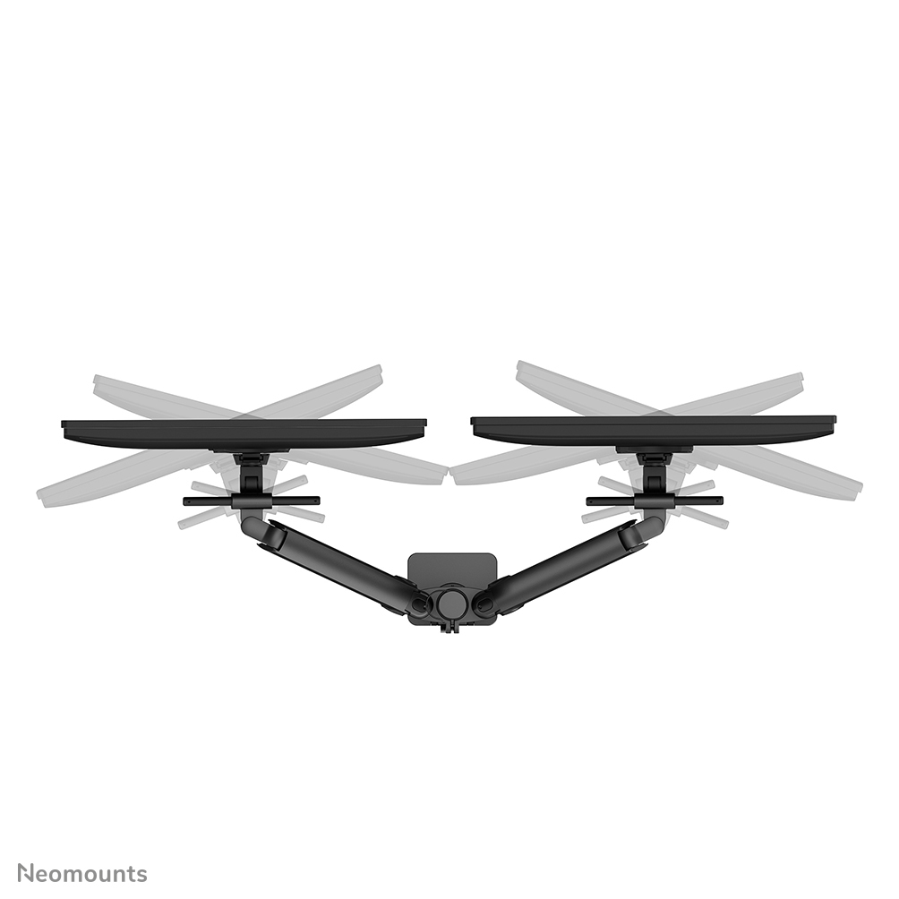 Neomounts DS65S-950BL2 skærmbeslag og -stativer 86,4 cm (34") Skrivebord Sort