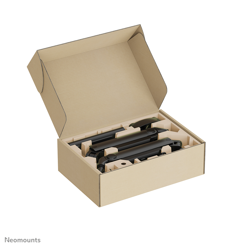 Neomounts DS65S-950BL2 skærmbeslag og -stativer 86,4 cm (34") Skrivebord Sort