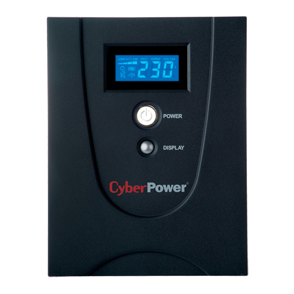 CyberPower VALUE2200EILCD UPS-enhed 2,2 kVA 1320 W 6 AC stikkontakt(er)