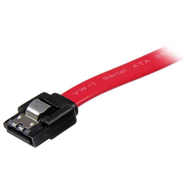 StarTech.com LSATA18 SATA-kabel 0,457 m SATA 7-pin Rød