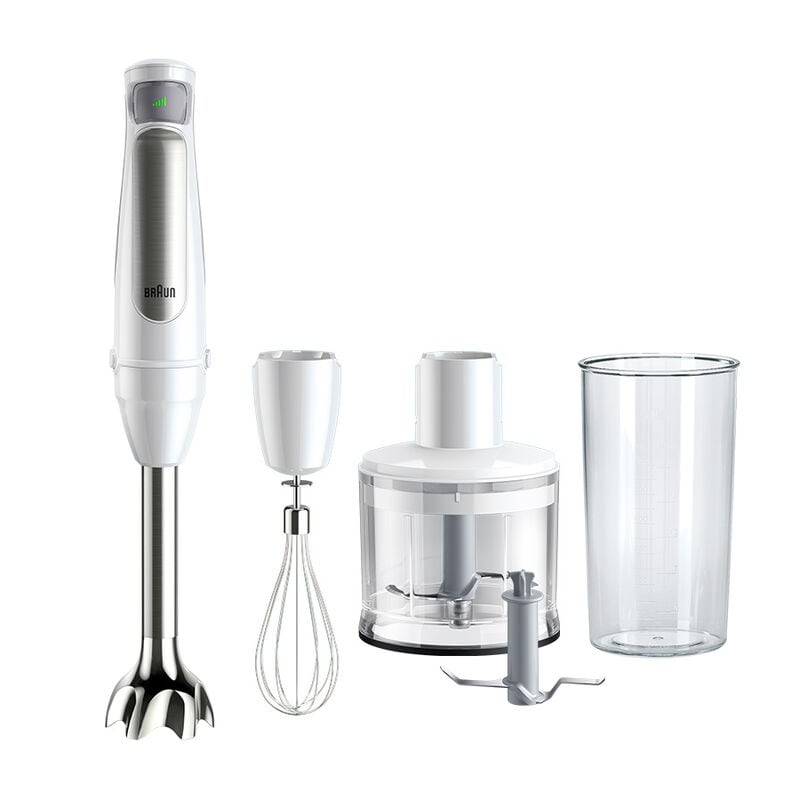 Braun MultiQuick 7 MQ7035IWH 0,6 L Nedsænkning blender 1000 W Rustfrit stål, Hvid