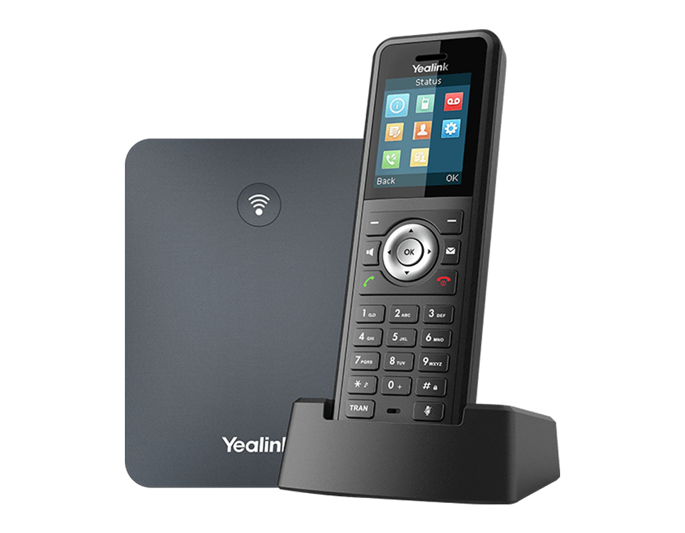 Yealink W79P IP-telefon Sort 20 Linier TFT Wi-Fi