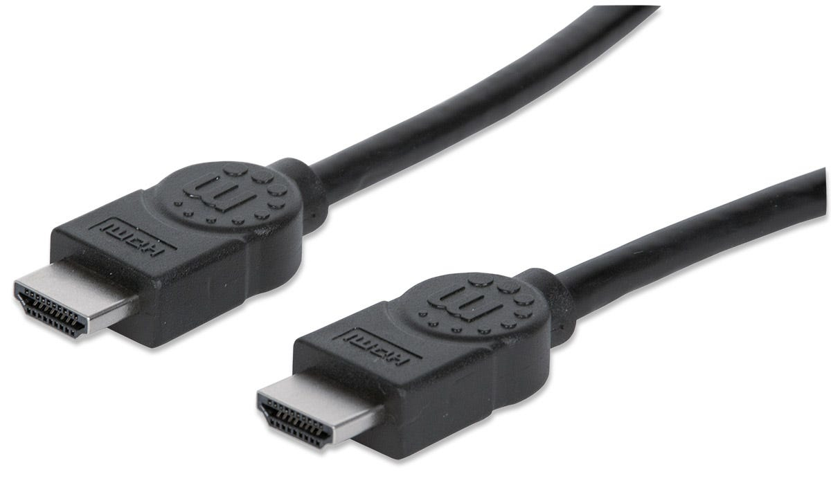 Manhattan 323192 HDMI-kabel 1 m HDMI Type A (Standard) Sort