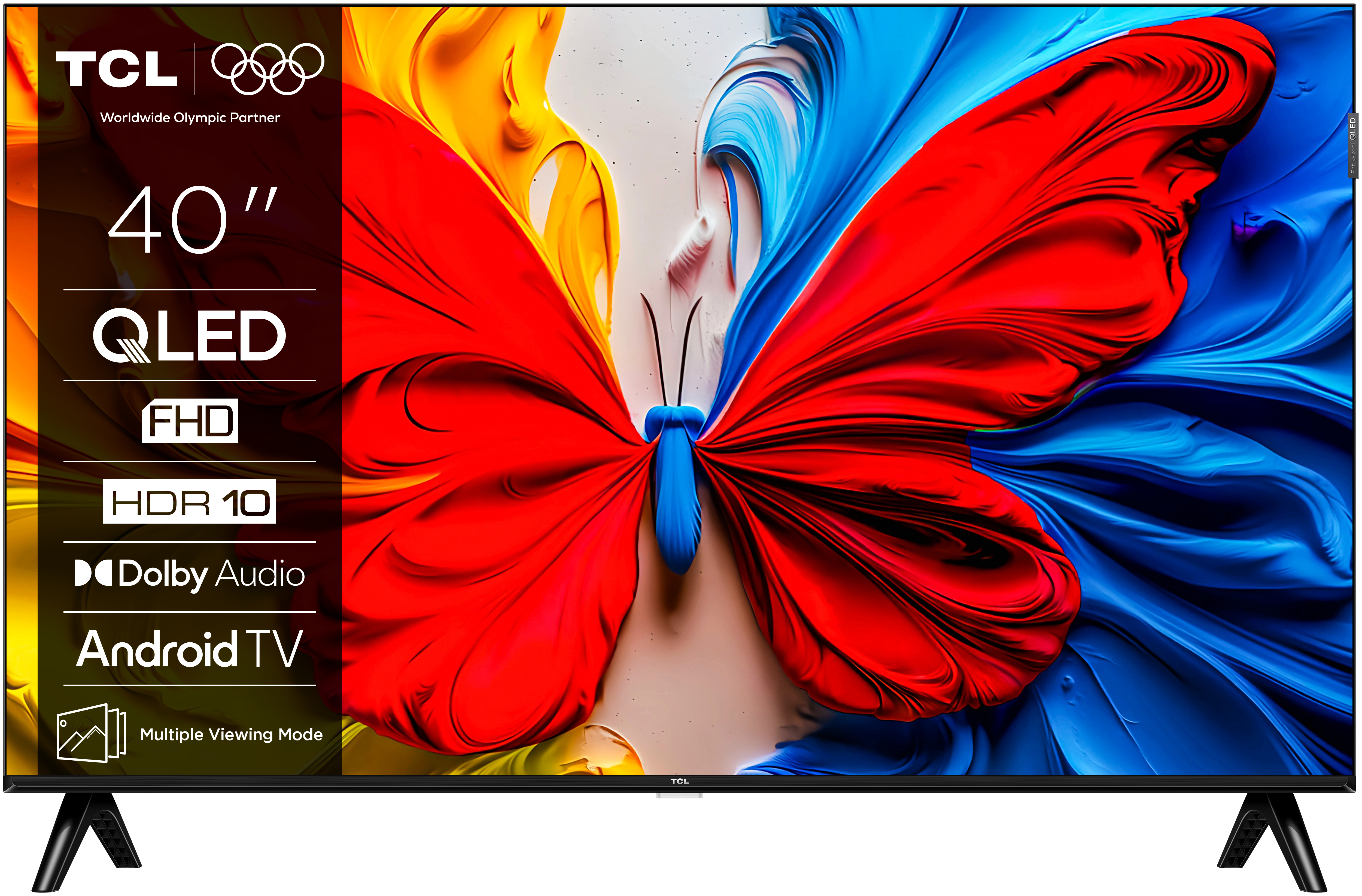 TCL 40S5K TV 101,6 cm (40") Fuld HD Smart TV Wi-Fi Sort