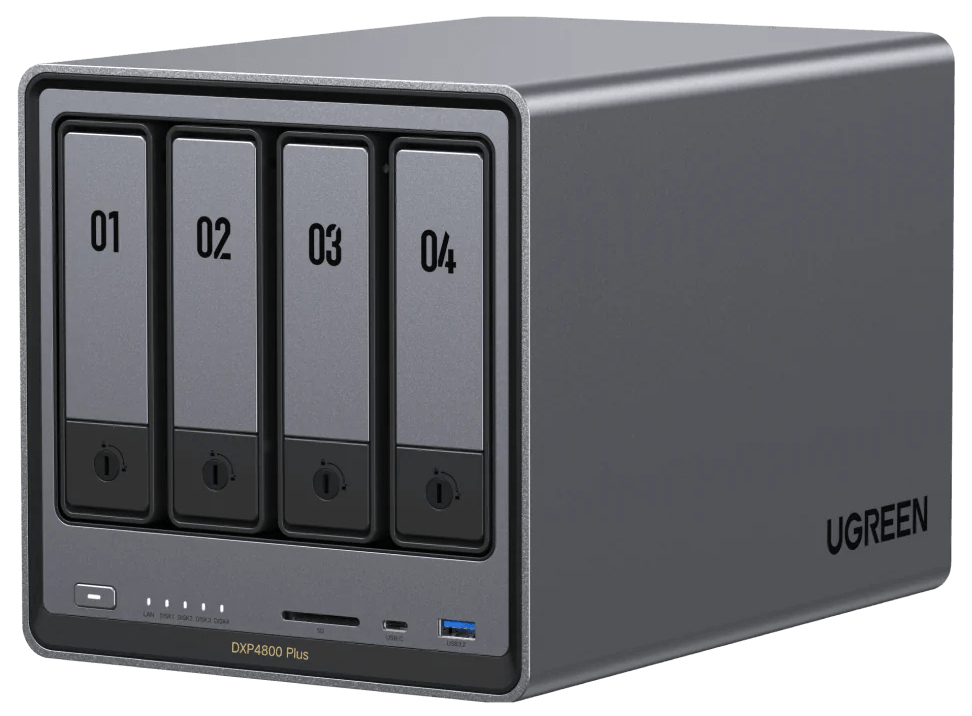 Ugreen NASync DXP4800 Plus NAS Desktop Intel® Pentium® Gold 8505 8 GB DDR5 0 TB UGOS PRO