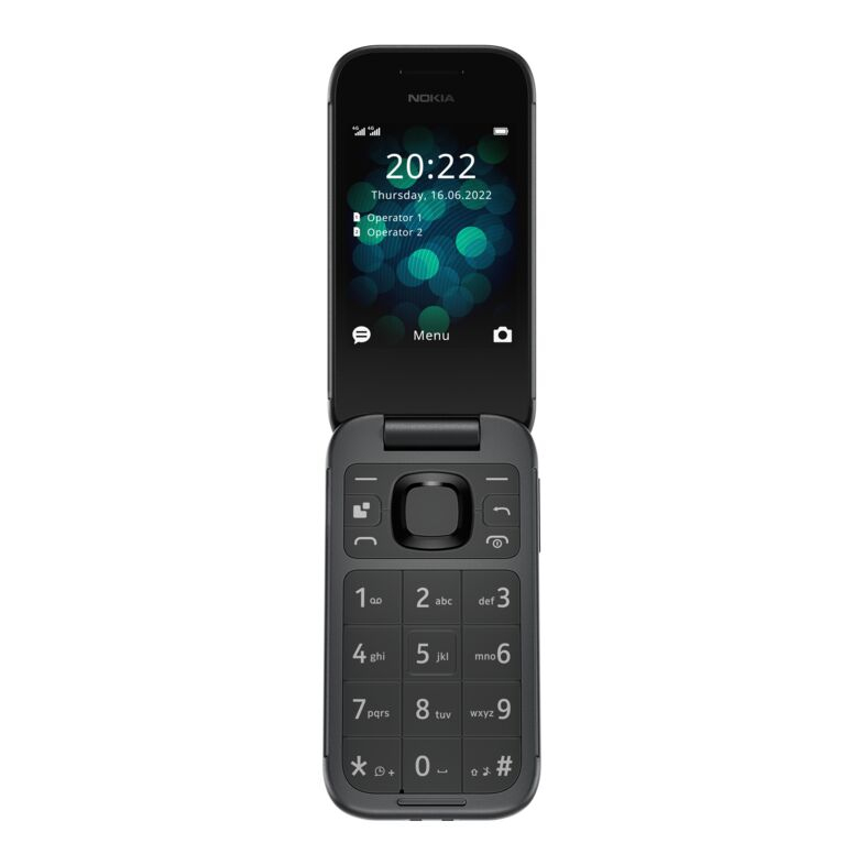 HMD Nokia 2660 Flip 7,11 cm (2.8") 123 g Sort Feature telefon