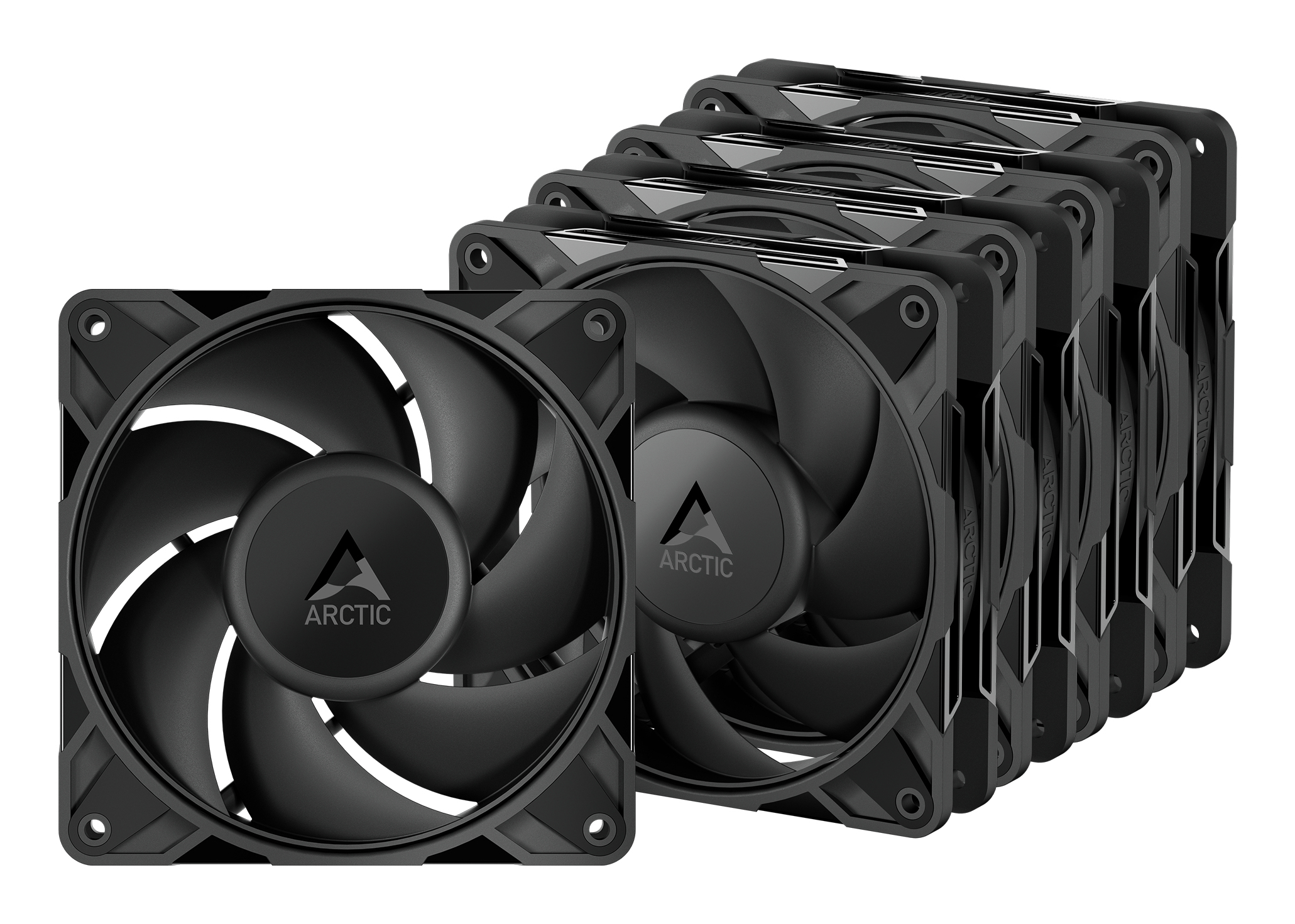 ARCTIC Freezer P12 Pro PST - 5 Pack Computerkabinet Ventilator 12 cm Sort 5 stk