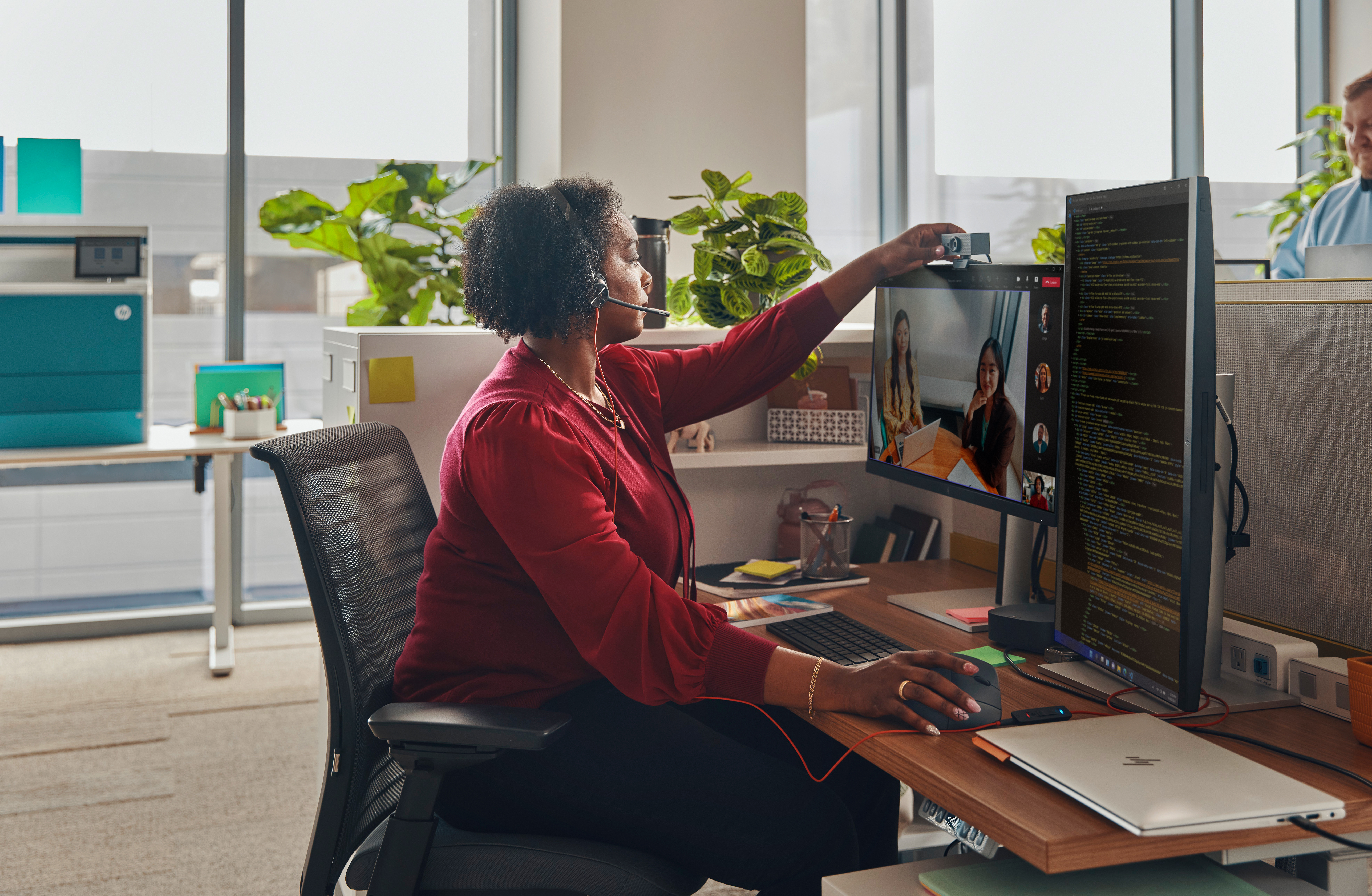 HP Poly Blackwire 3320 Stereo Microsoft Teams Certified USB-C Headset +USB-C/A Adapter