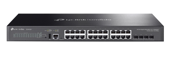 TP-Link Omada SG5428X netværksswitch Administreret L3 Gigabit Ethernet (10/100/1000) Sort