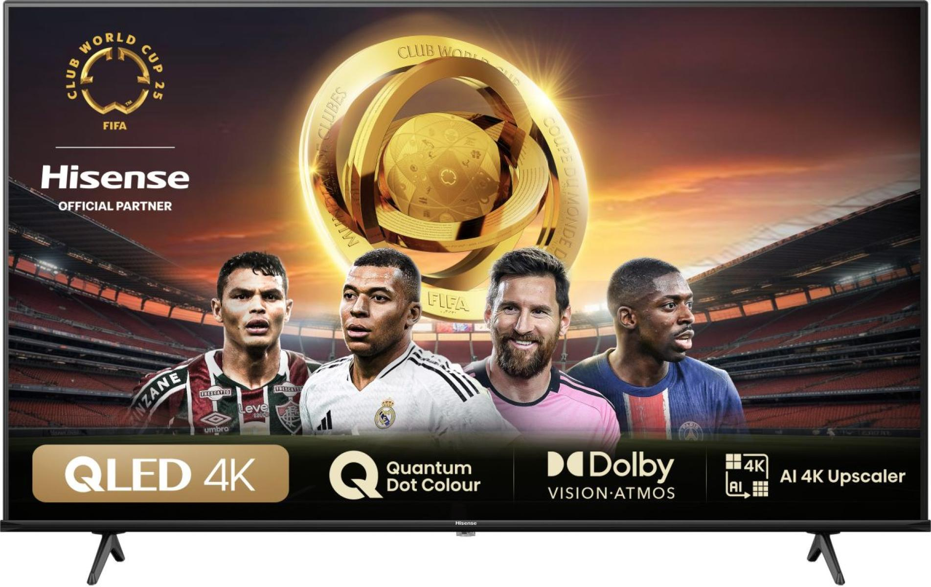Hisense His 75E77NQ ( cm ( Zoll)) 190,5 cm (75") 4K Ultra HD Smart TV Wi-Fi Sort 350 cd/m²