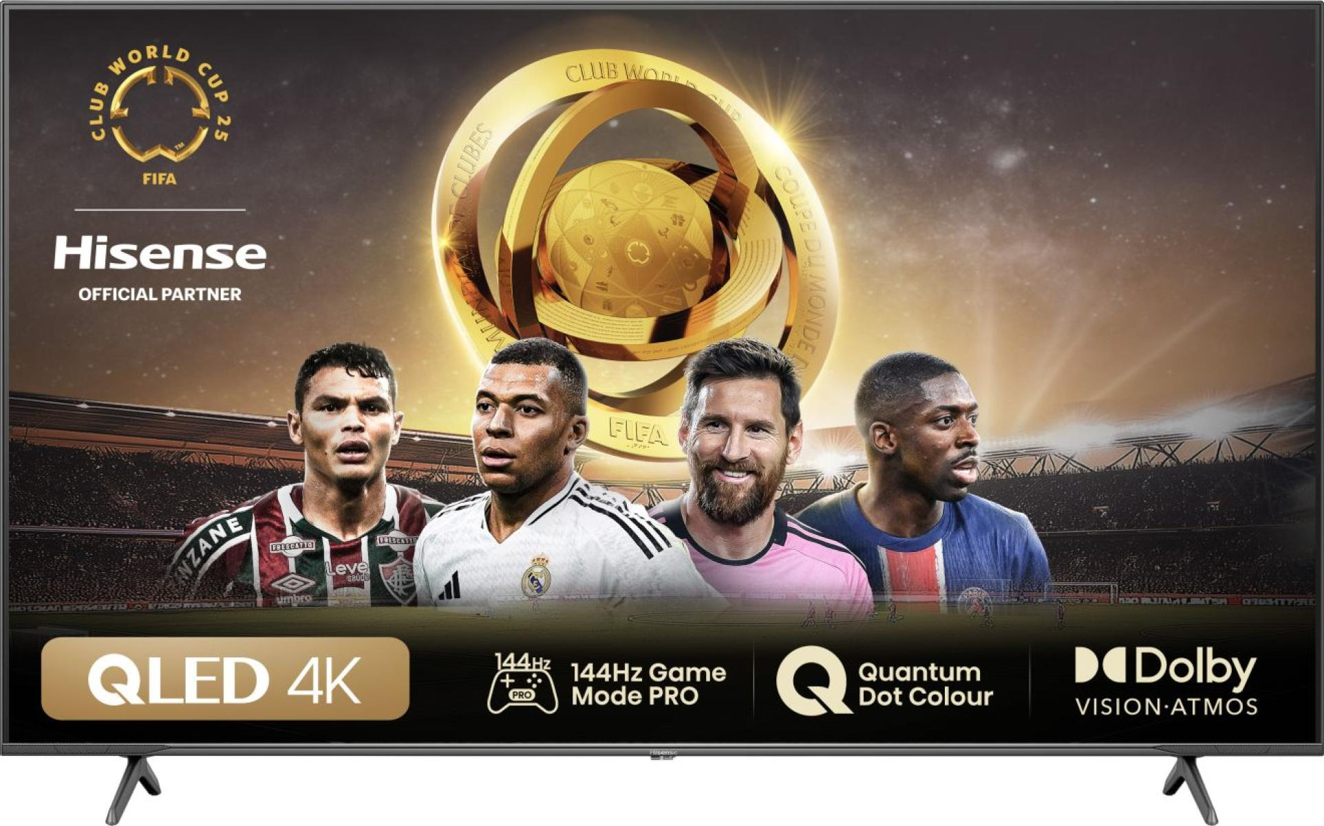 Hisense 65E77NQ PRO 165,1 cm (65") 4K Ultra HD Smart TV Wi-Fi Sort 450 cd/m²