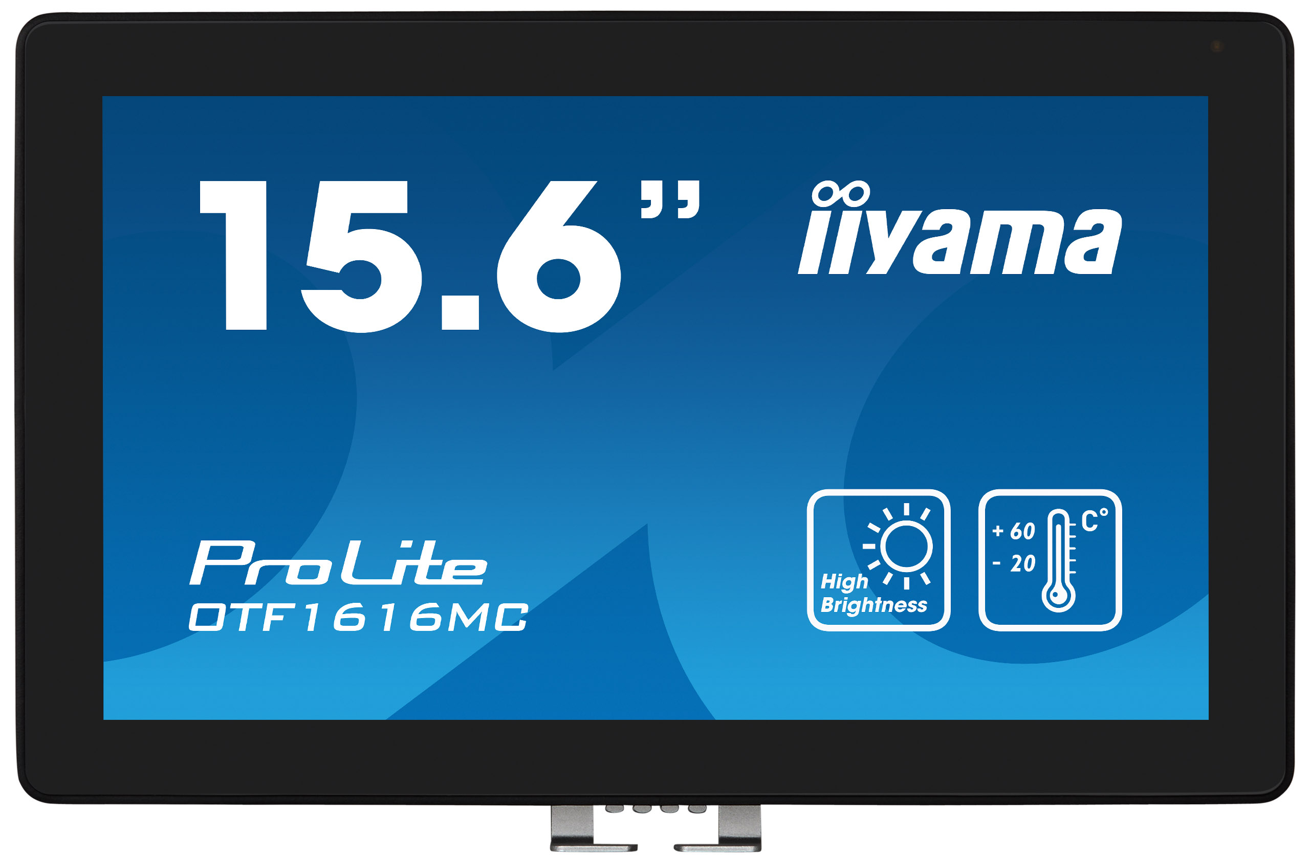 iiyama OTF1616MC-B1 skilte display Digital fladpaneldisplay 39,6 cm (15.6") LCD 1100 cd/m² Fuld HD Sort Berøringsskærm