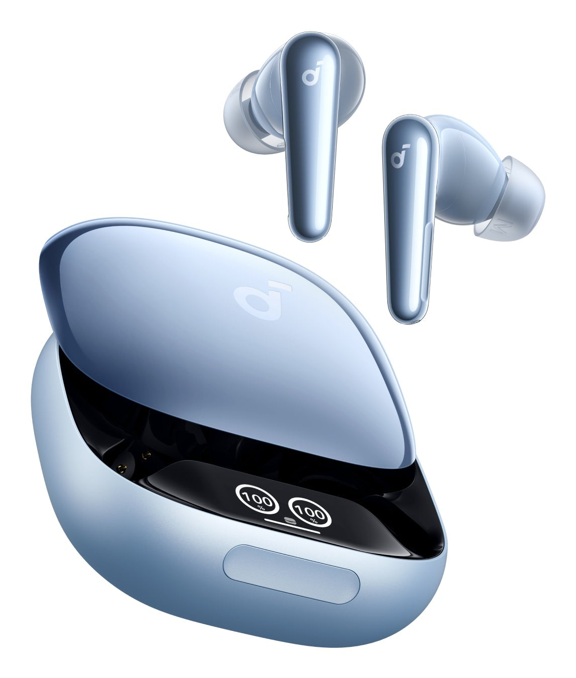 Anker Liberty 4 Pro Headset True Wireless Stereo (TWS) I ørerne Opkald/Musik/Sport/Hverdag USB Type-C Bluetooth Lyse Blå