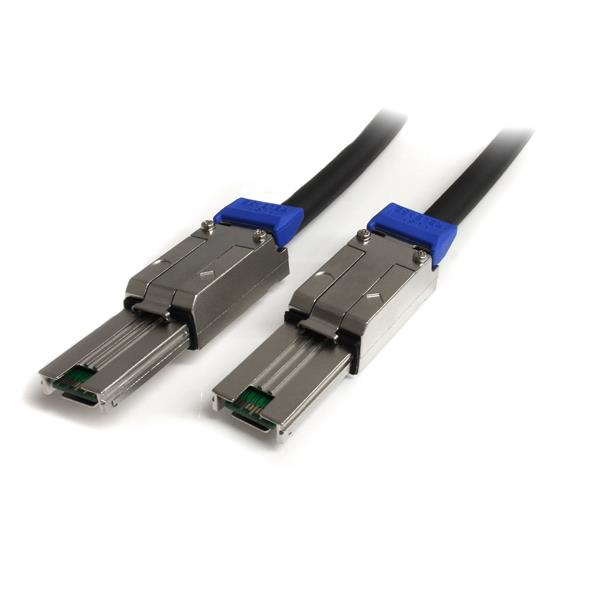 StarTech.com ISAS88882 Serial Attached SCSI (SAS)-kabel 2 m Sort