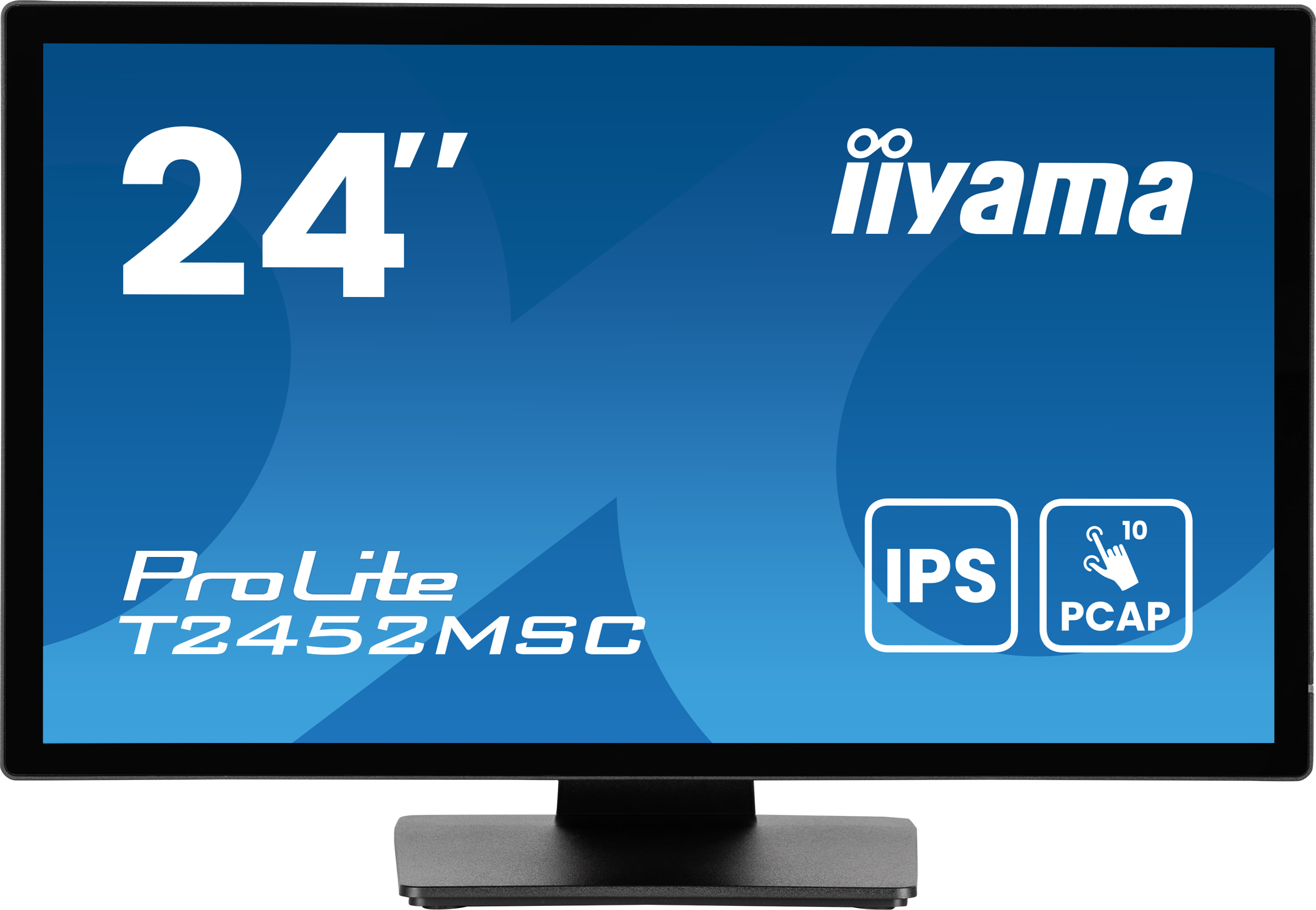 iiyama ProLite T2452MSC-B1AG computerskærm 60,5 cm (23.8") 1920 x 1080 pixel Fuld HD LED Berøringsskærm Sort