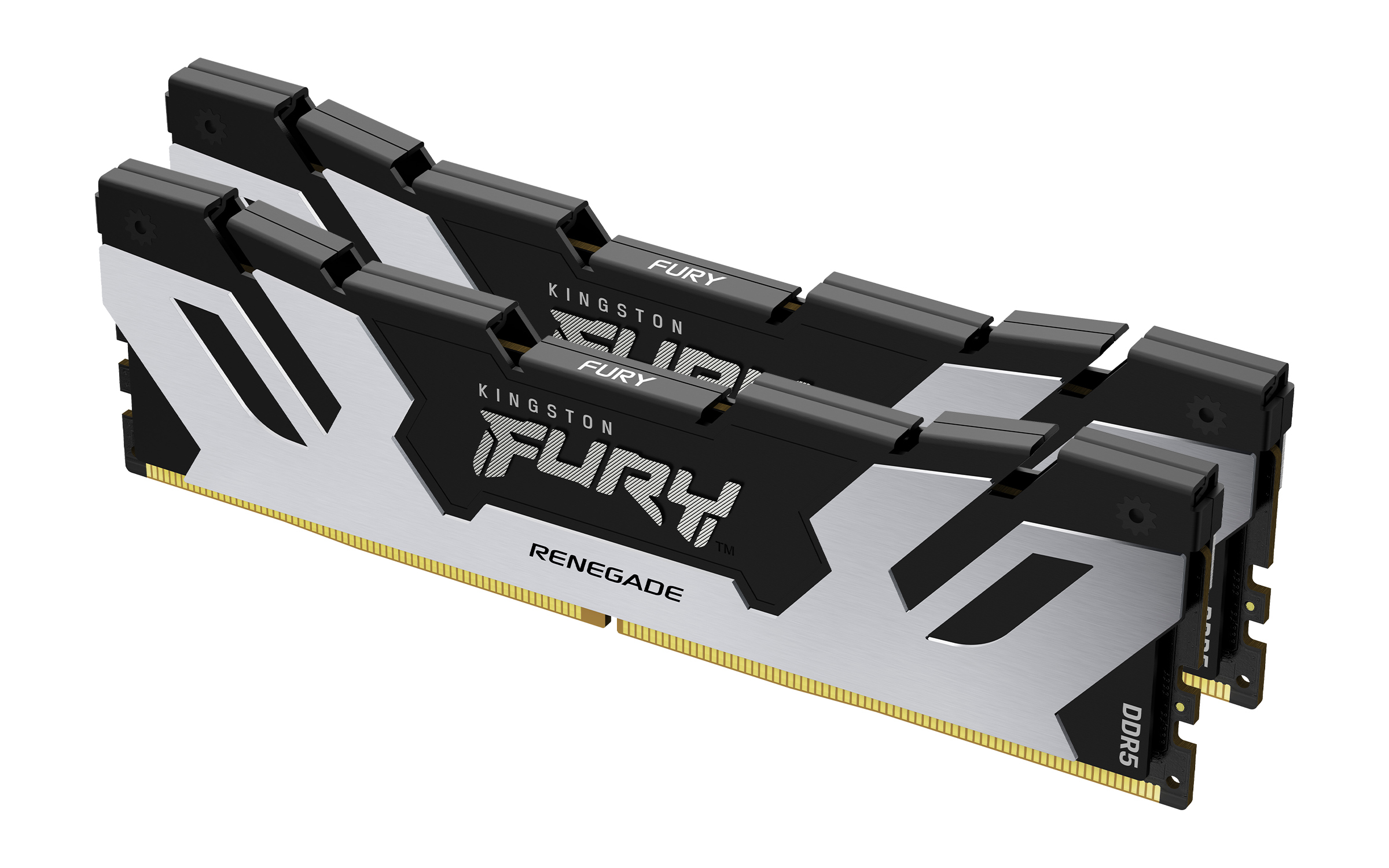 Kingston Technology FURY 32 GB 8000 MT/s DDR5 CL38 DIMM (sæt med 2) Renegade, sølv XMP