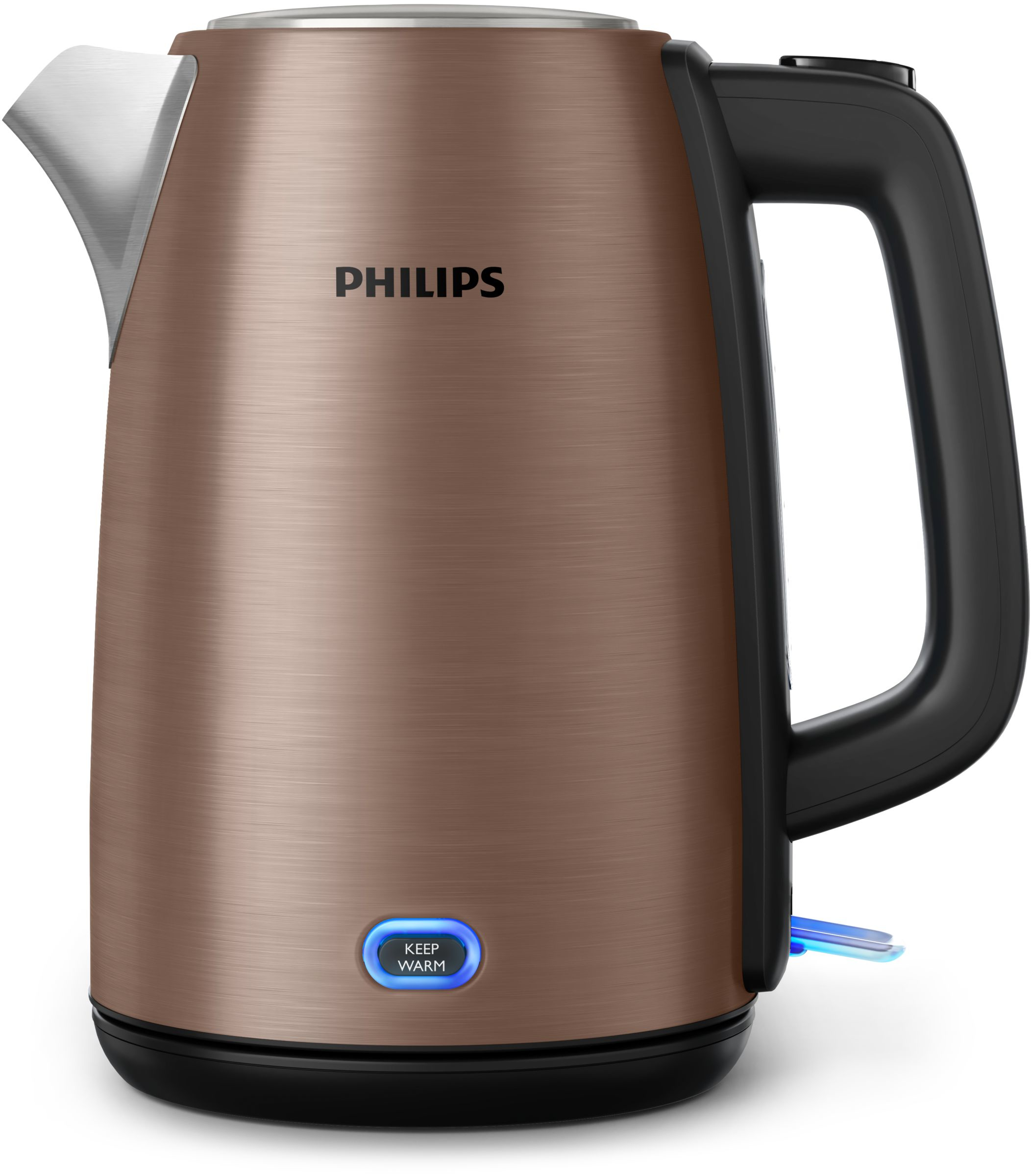 Philips Viva Collection HD9355/92 elkedel 1,7 L 2060 W Sort, Kobberfarve