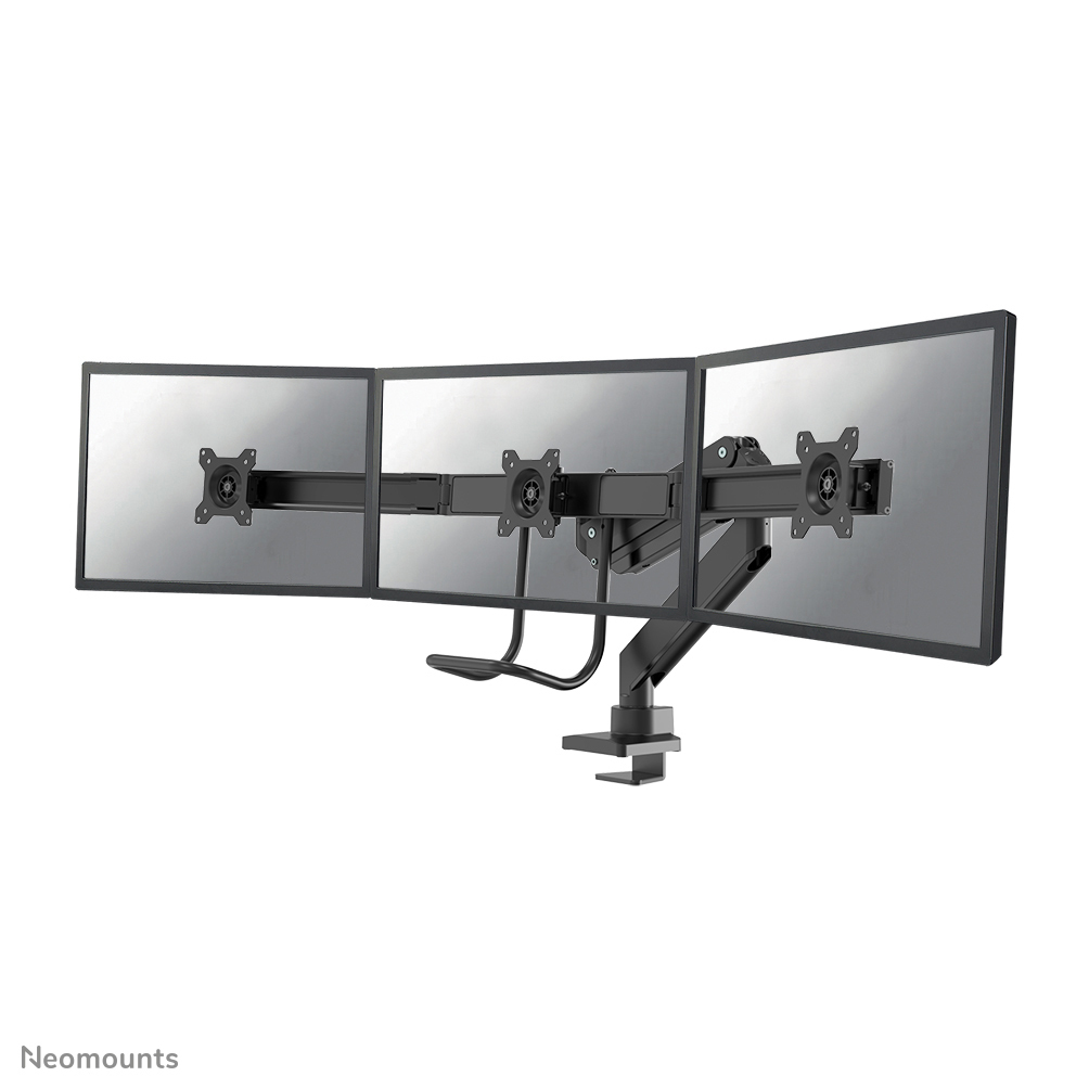 Neomounts NM-D775DX3BLACK skærmbeslag og -stativer 68,6 cm (27") Skrivebord Sort