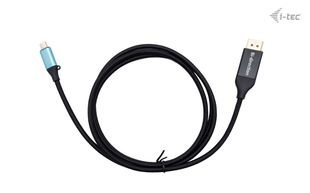 i-tec C31CBLDP8KBIDIR videokabel adapter 1,5 m DisplayPort USB Type-C Sort