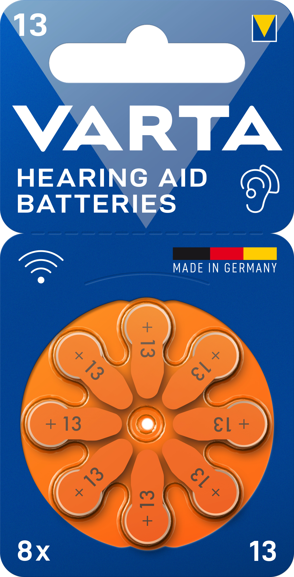 Varta 4043752393705 husholdningsbatteri Engangsbatteri 13 Zink-luft