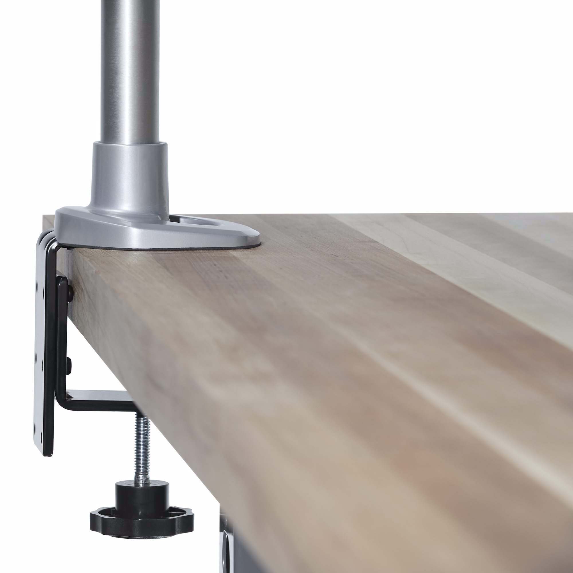 StarTech.com ARMDUALPS skærmbeslag og -stativer 68,6 cm (27") Skrivebord Sølv