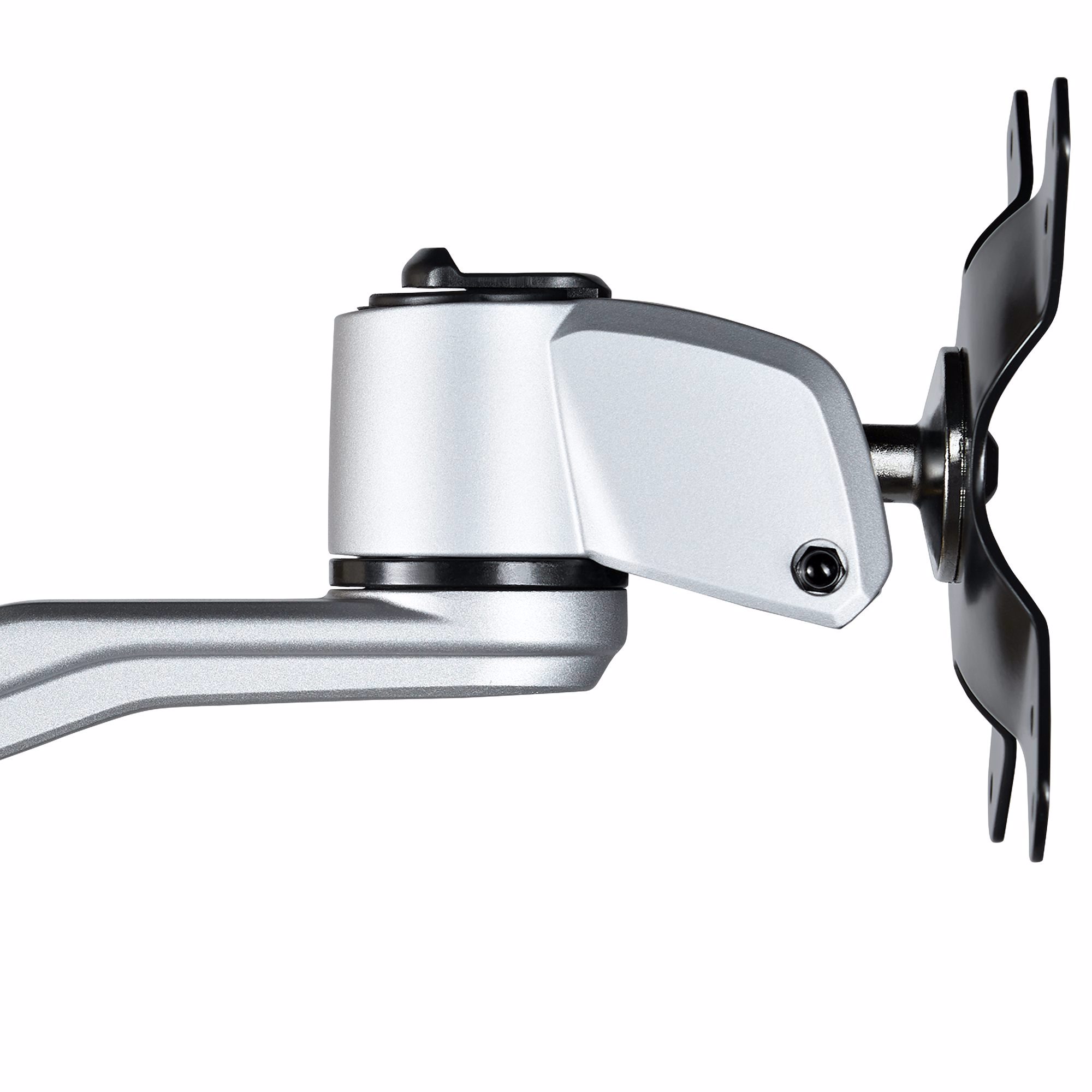 StarTech.com ARMDUALPS skærmbeslag og -stativer 68,6 cm (27") Skrivebord Sølv