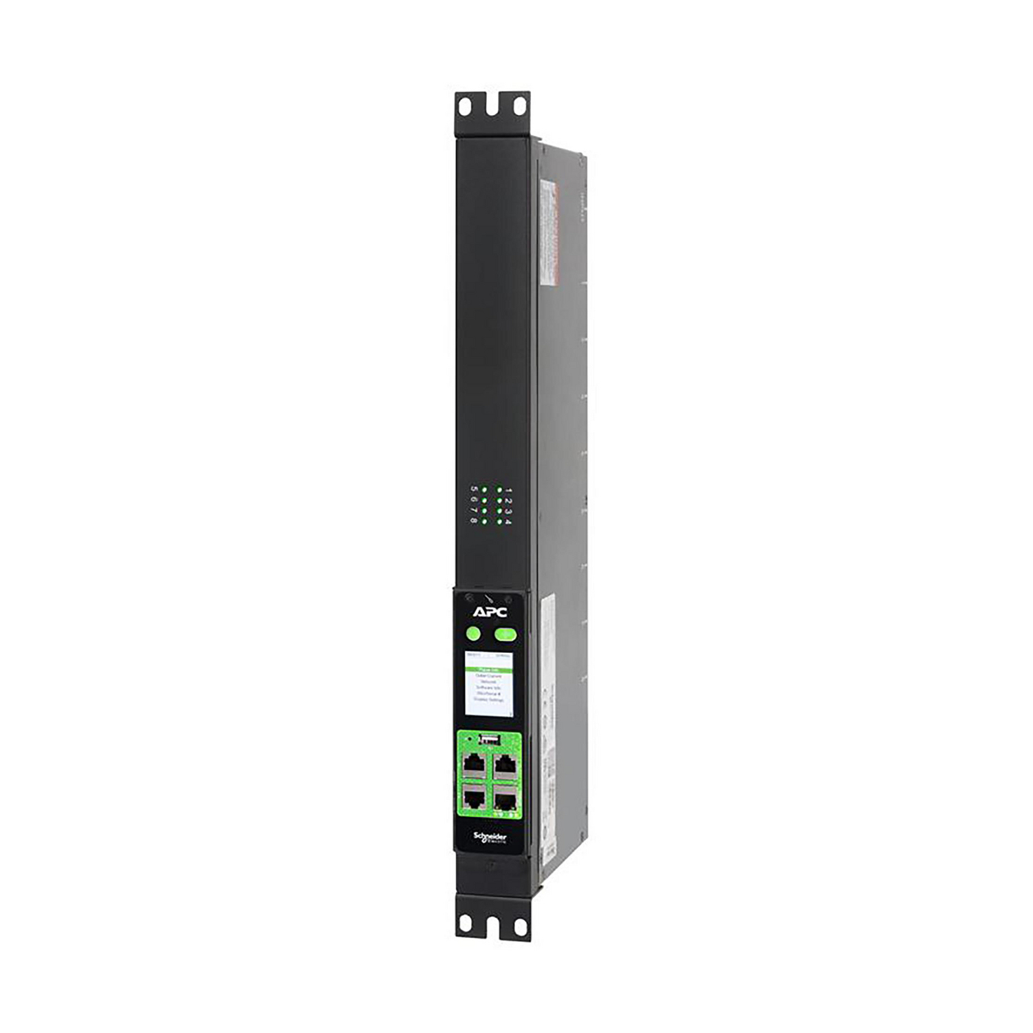 APC EPDU2016S strømforsyningsenhed (PDU) 8 AC stikkontakt(er) 1U Sort