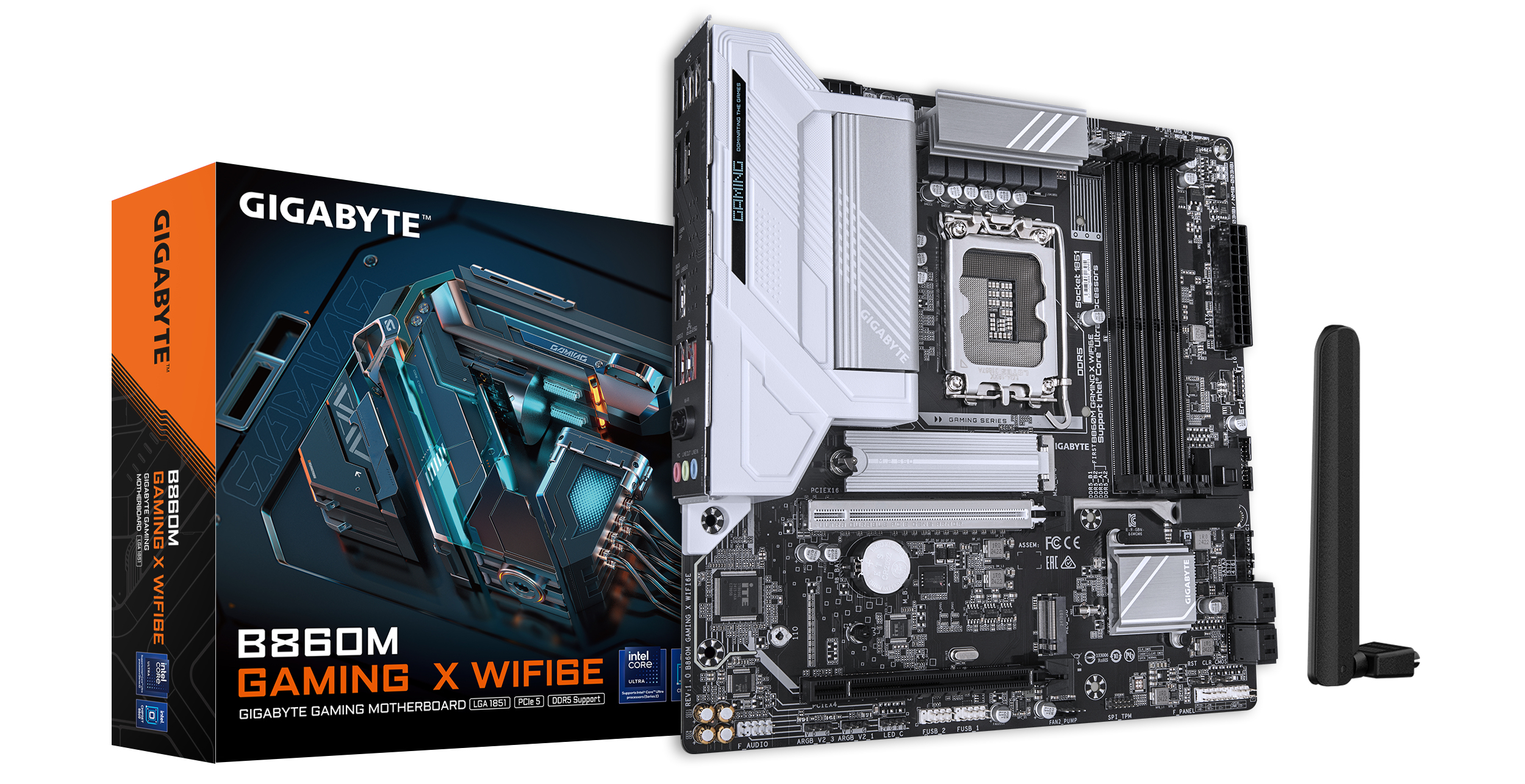 GIGABYTE B860M GAMING X WIFI6E bundkort Intel B860 LGA 1851 (Socket V1) micro ATX