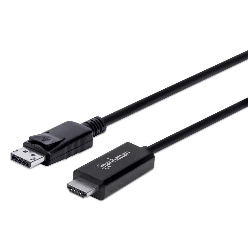 Manhattan 153218 videokabel adapter 3 m DisplayPort HDMI Sort