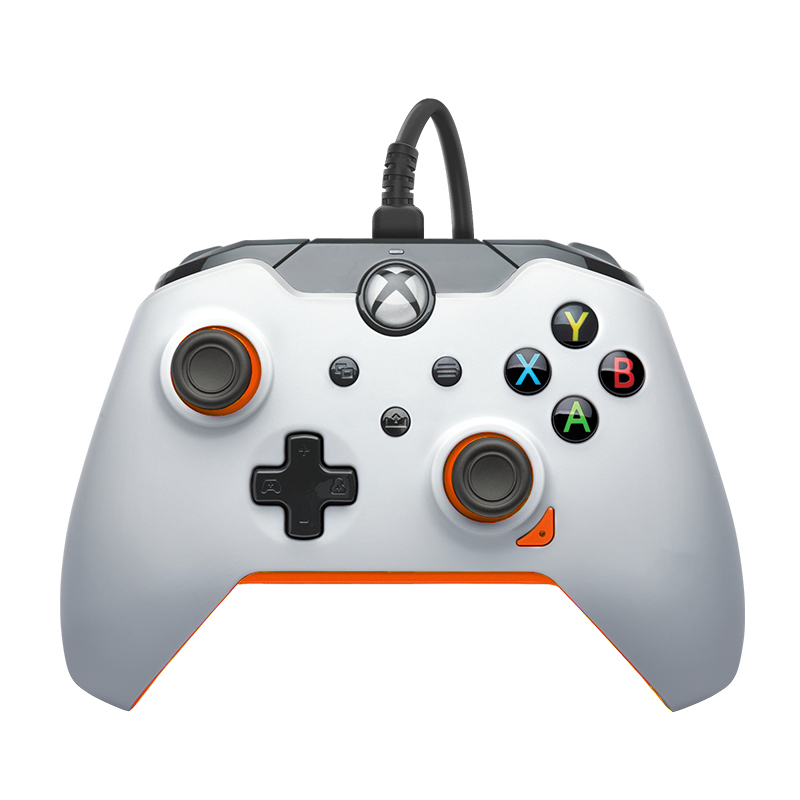 PDP 049-012-WO spil-controller Orange, Hvid USB Gamepad Analog/digital PC, Xbox, Xbox One X, Xbox Series S, Xbox Series X