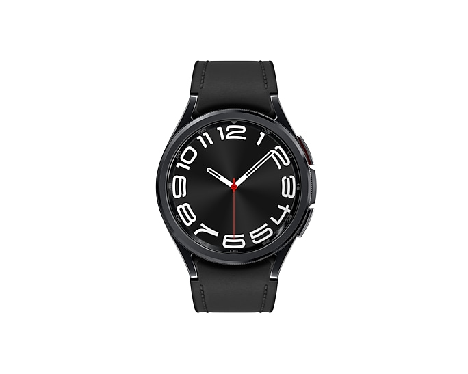 Samsung Galaxy Watch6 SM-R955FZKADBT Smartwatch og sportsur 3,3 cm (1.3") AMOLED 43 mm Digital 432 x 432 pixel Berøringsskærm 4G Sort Wi-Fi GPS (satellit)
