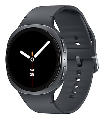 Samsung Galaxy Watch 8 3,81 cm (1.5") AMOLED 44 mm Digital 480 x 480 pixel Berøringsskærm Sølv Wi-Fi GPS (satellit)