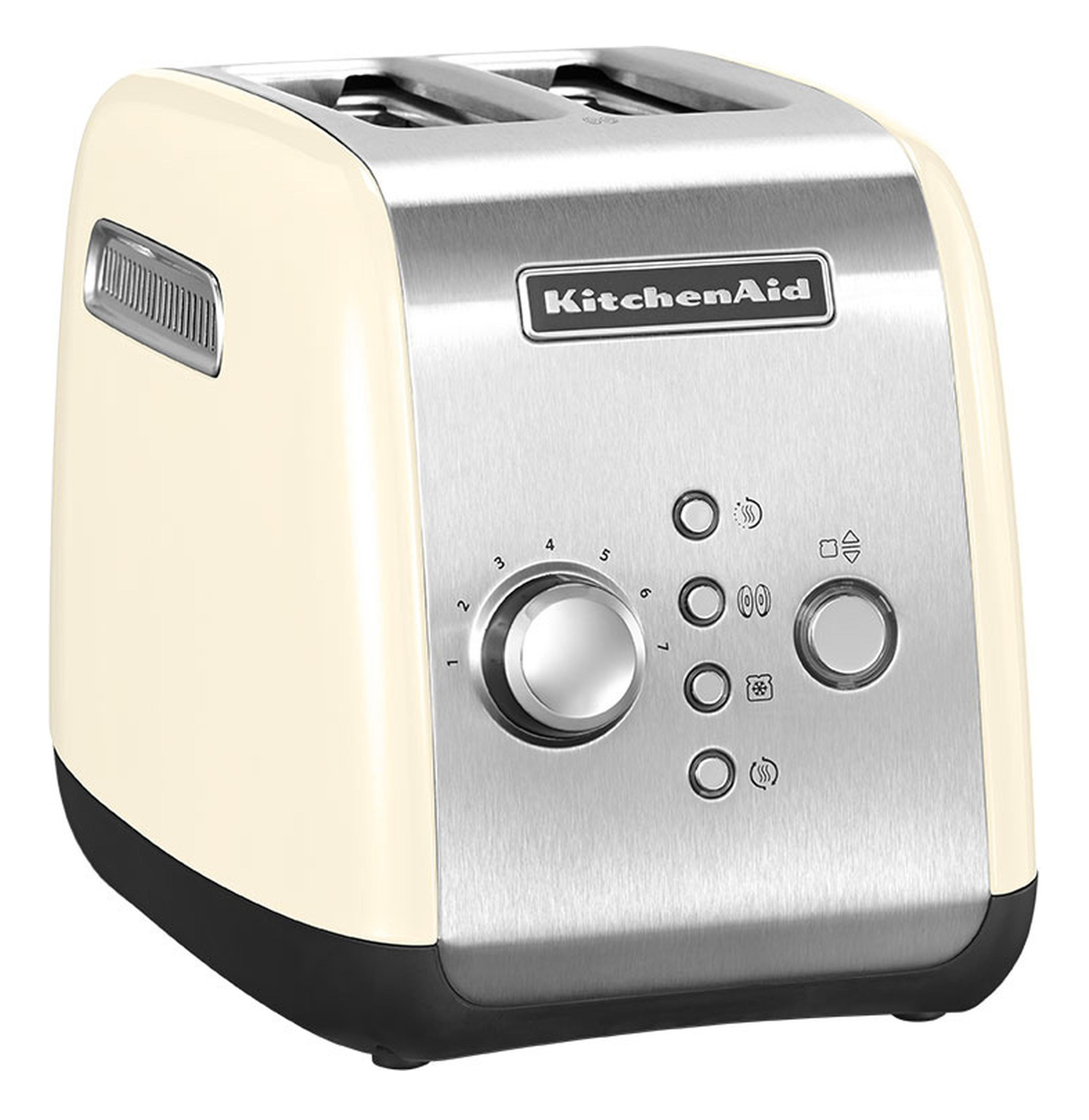 KitchenAid 5KMT221EAC 7 2 skive(r) 1100 W Sort, Cremefarvet, Rustfrit stål