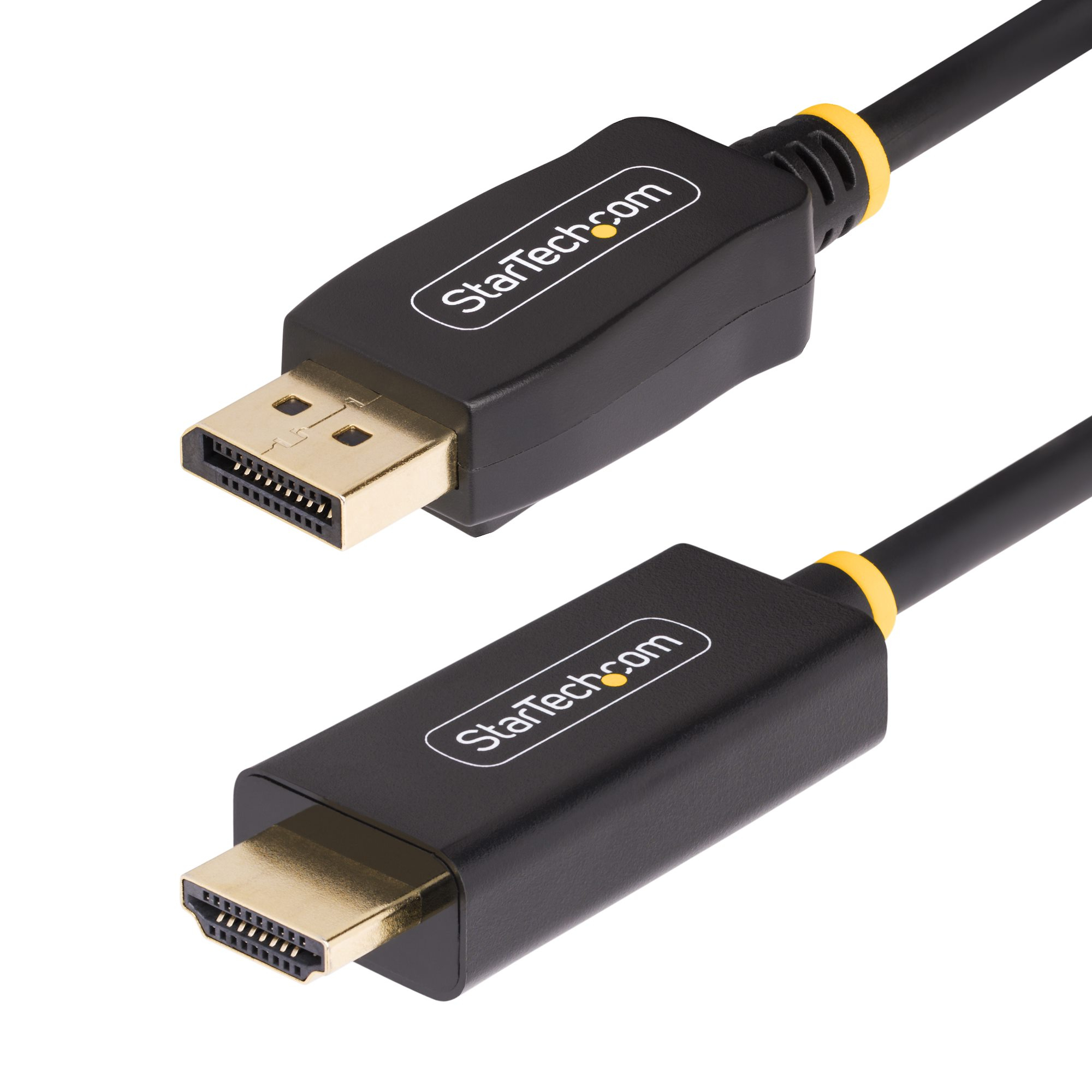 StarTech.com 1M-DP-HDMI-4K60-HDR videokabel adapter DisplayPort HDMI Type A (Standard) Sort