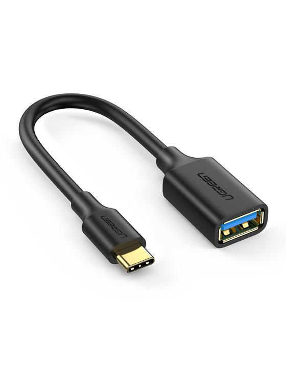 Ugreen 30701 USB-kabel USB 3.2 Gen 1 (3.1 Gen 1) 0,15 m USB C USB A Sort