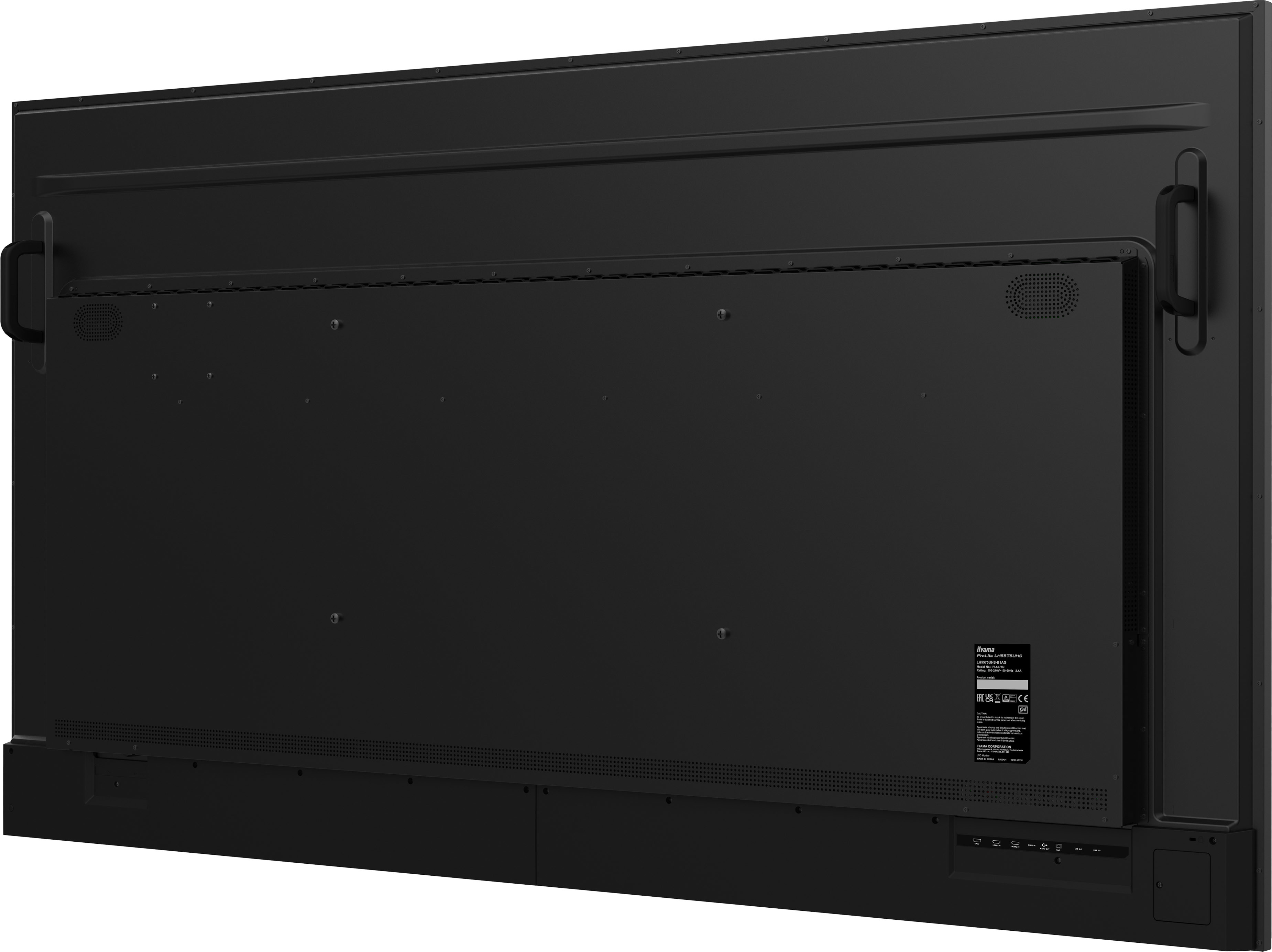 iiyama LH8665UHSB-B1 skilte display Kiosk design 2,18 m (86") LED Wi-Fi 800 cd/m² 4K Ultra HD Sort Indbygget processer Android 11 24/7