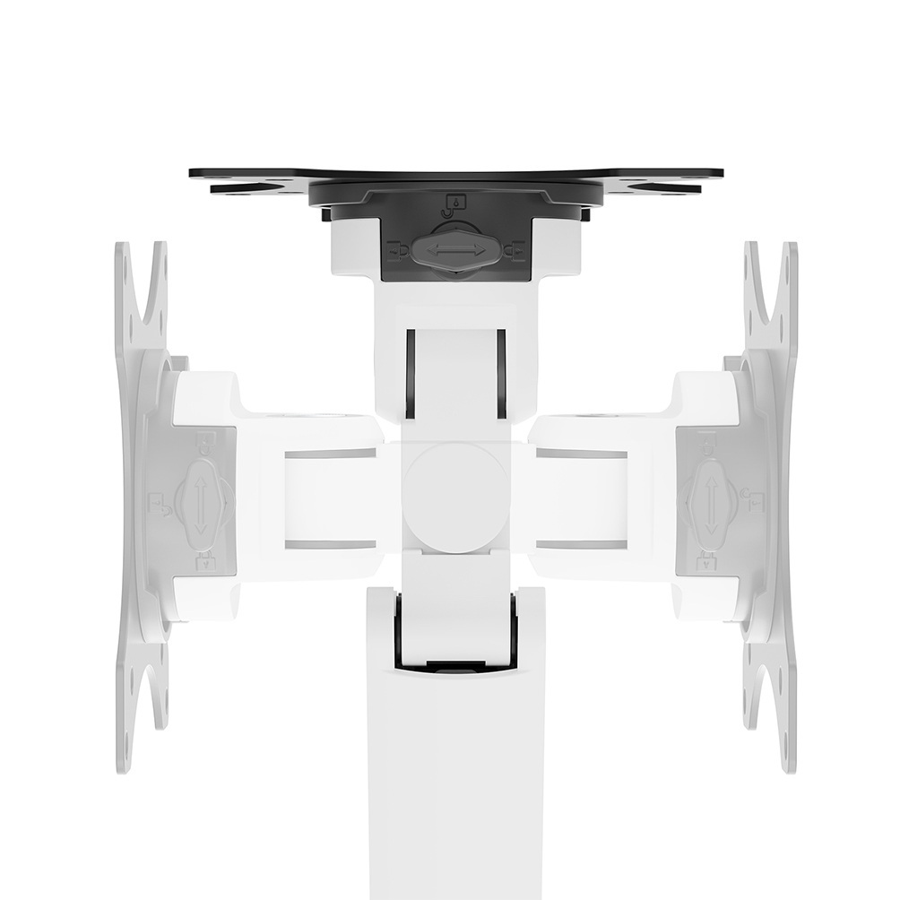 Neomounts DS70-250WH1 skærmbeslag og -stativer 88,9 cm (35") Skrivebord Hvid