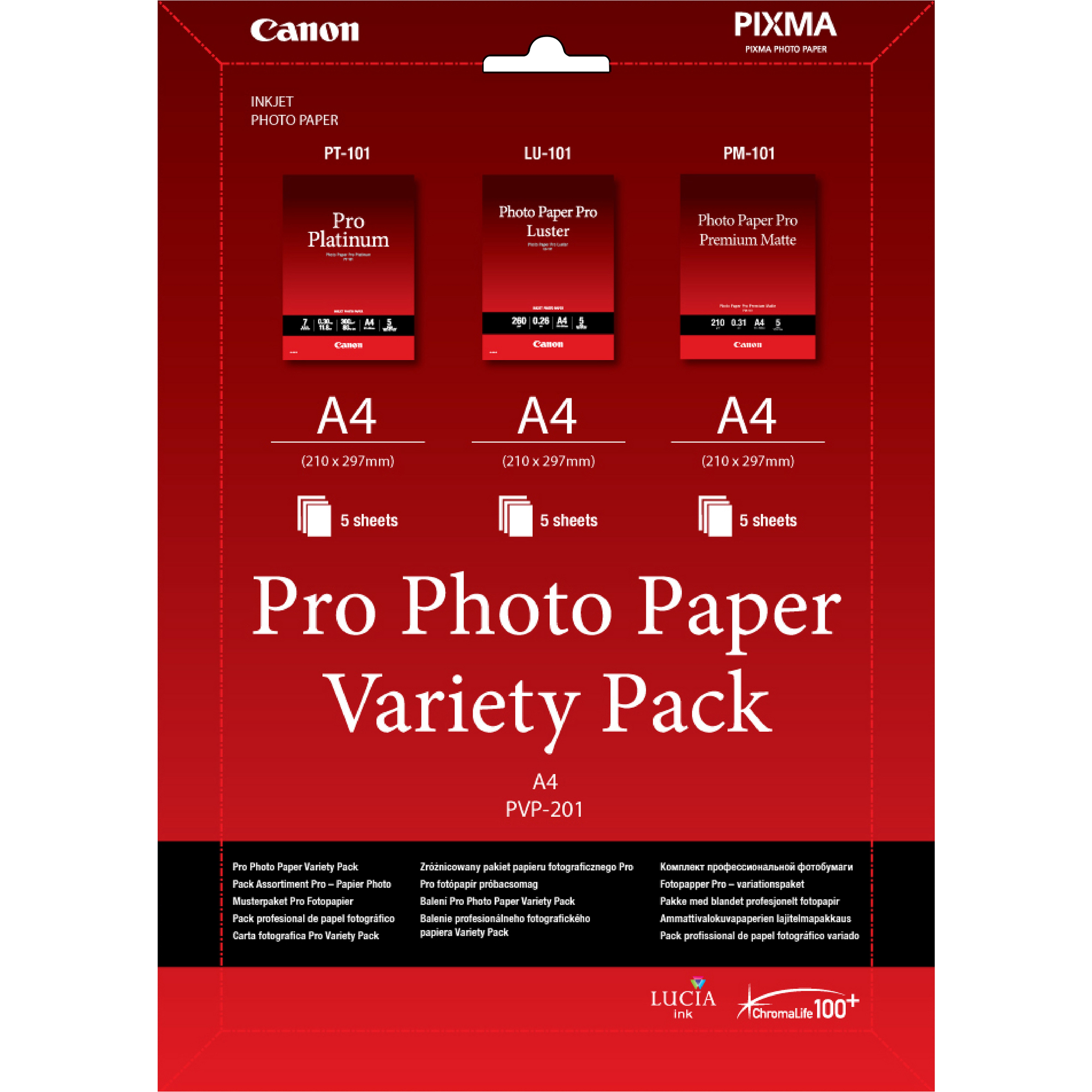 Canon 6211B021 fotopapir A4 Hvid