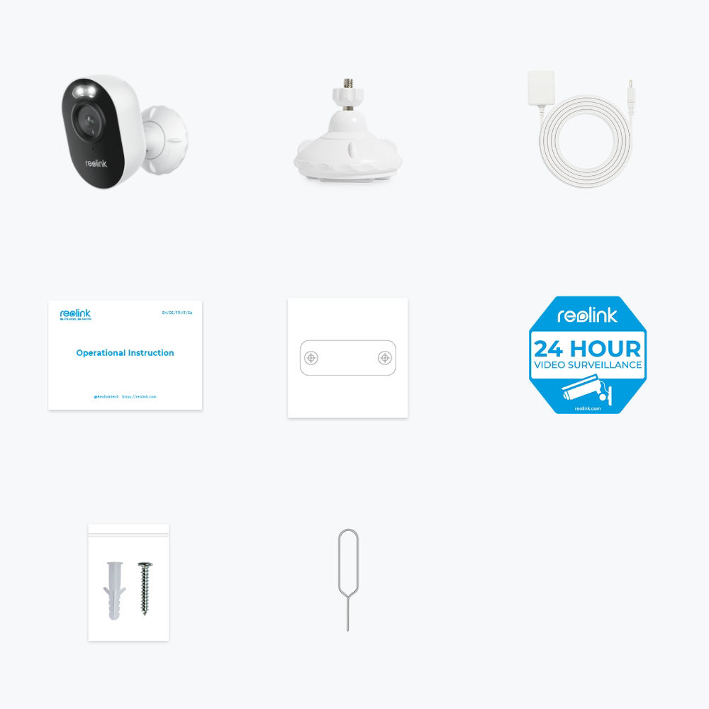 Reolink Lumus Series E430 IP-sikkerhedskamera Udendørs 1920 x 1080 pixel Væg