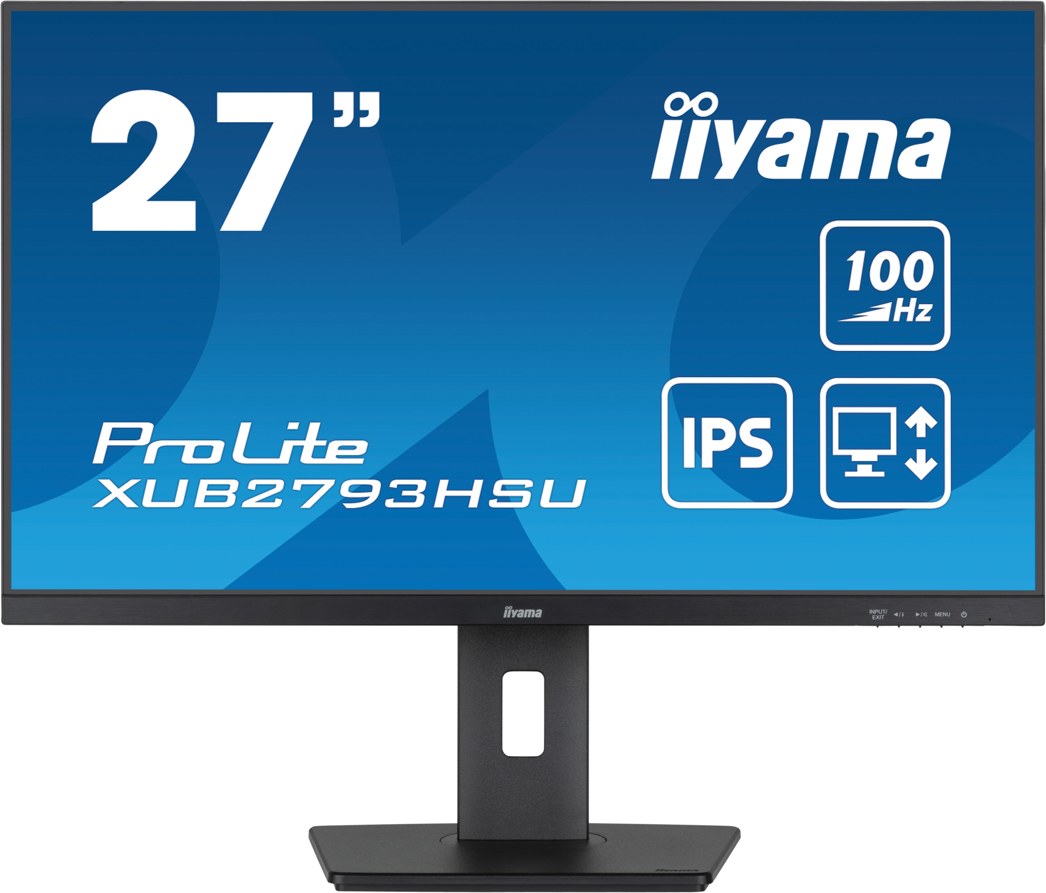 iiyama ProLite XUB2793HSU-B7 computerskærm 68,6 cm (27") 1920 x 1080 pixel Fuld HD LED Sort