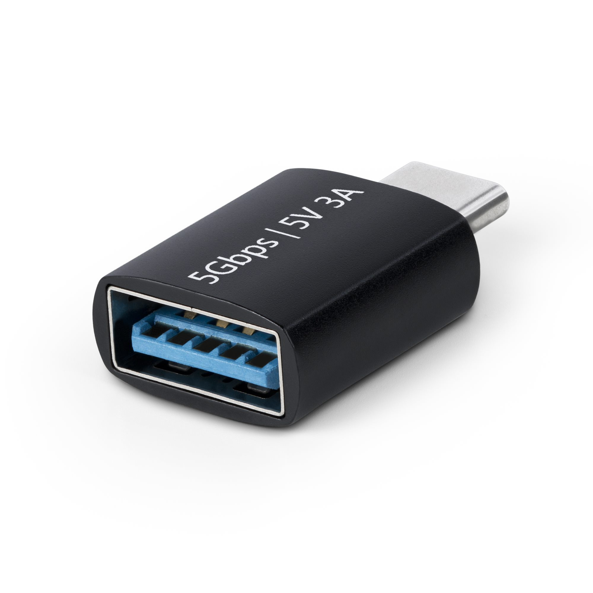 StarTech.com USB31CAADGCP kabel kønsskifter USB Type-C USB Type-A Sort