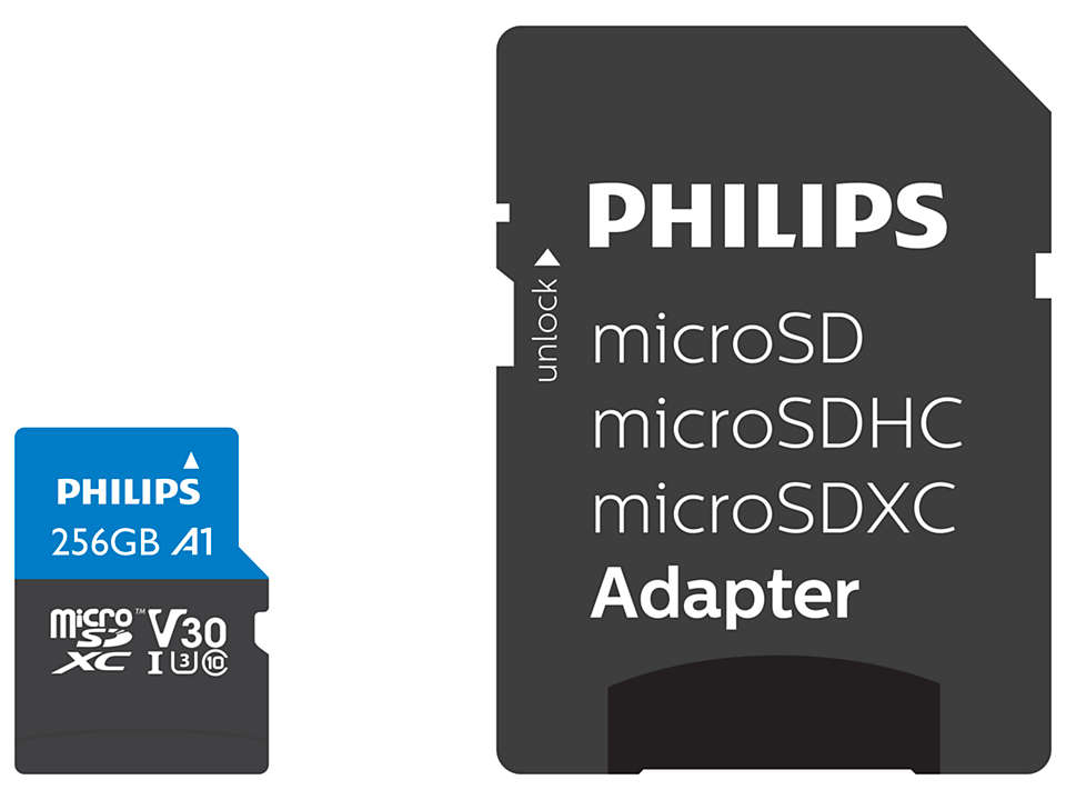 Philips FM25MP65B/00 hukommelseskort 256 GB MicroSDXC UHS-I Klasse 3