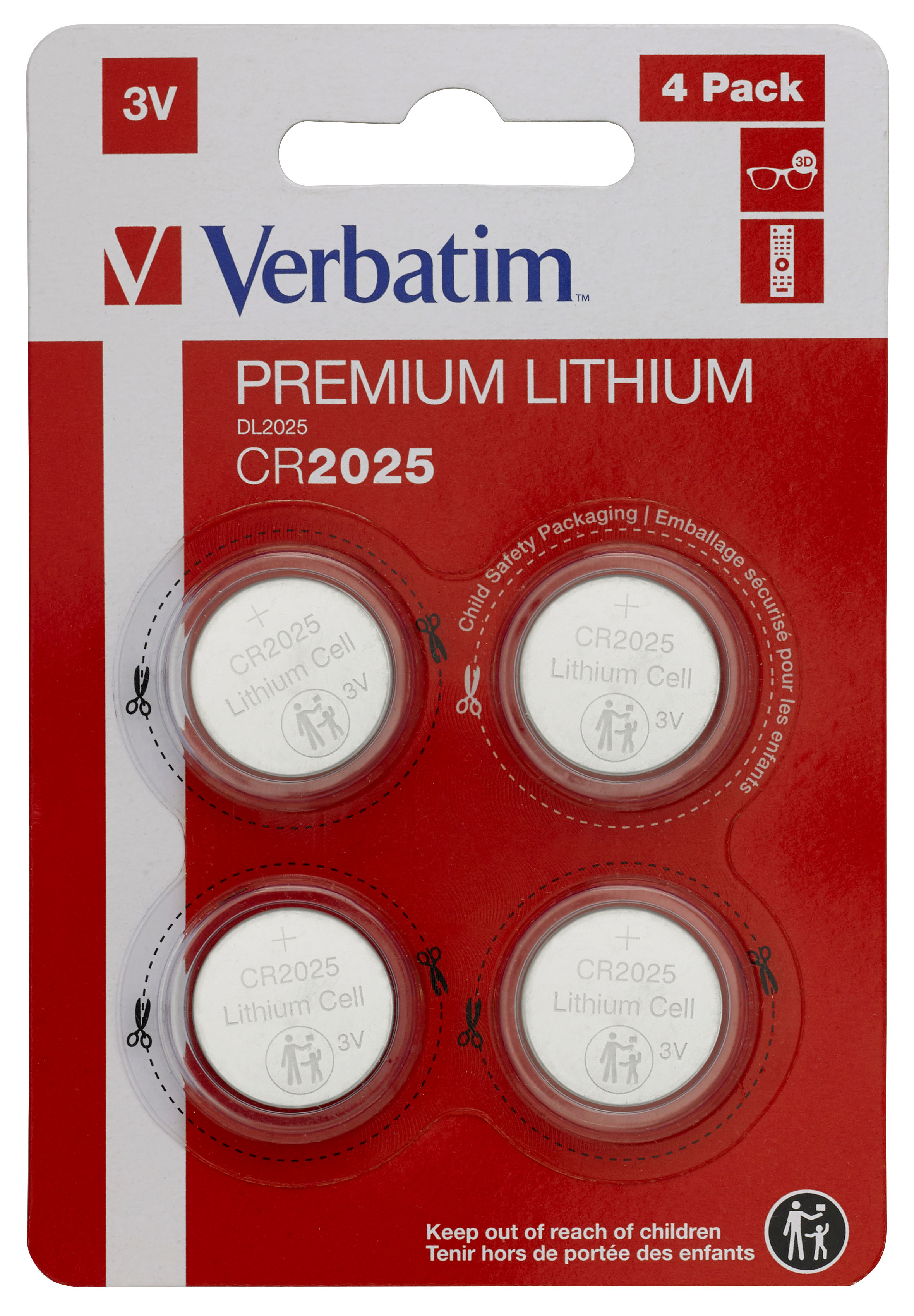 Verbatim CR2025 Engangsbatteri Lithium