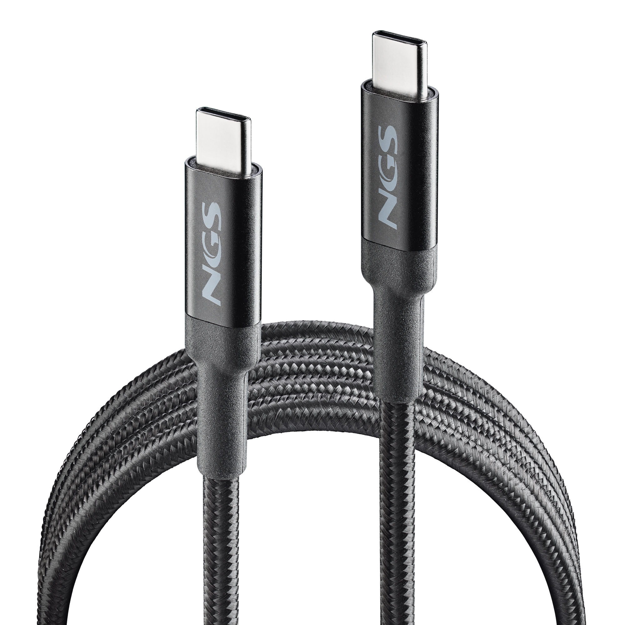 NGS KNOT 100W-2 USB-kabel USB 2.0 2 m USB C Sort