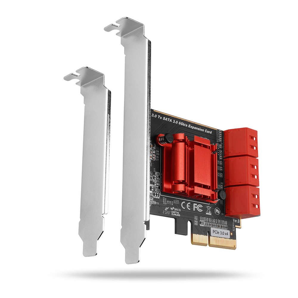 Axagon PCES-SA6 interface-kort/adapter Intern SATA