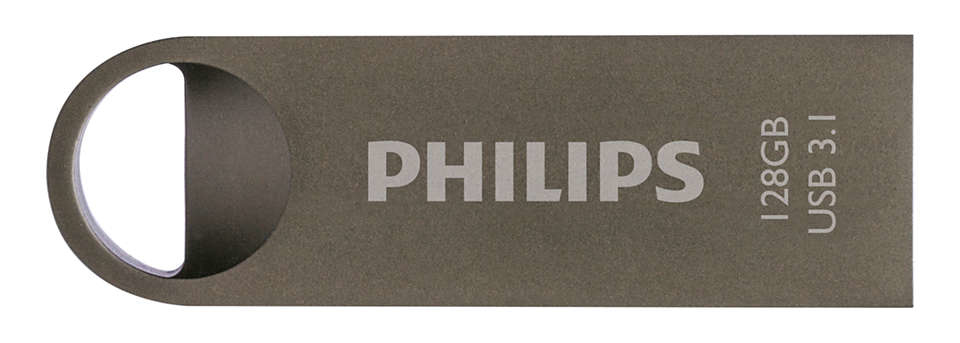 Philips Moon Edition 3.1 USB-nøgle 128 GB USB Type-A 3.2 Gen 1 (3.1 Gen 1) Grå