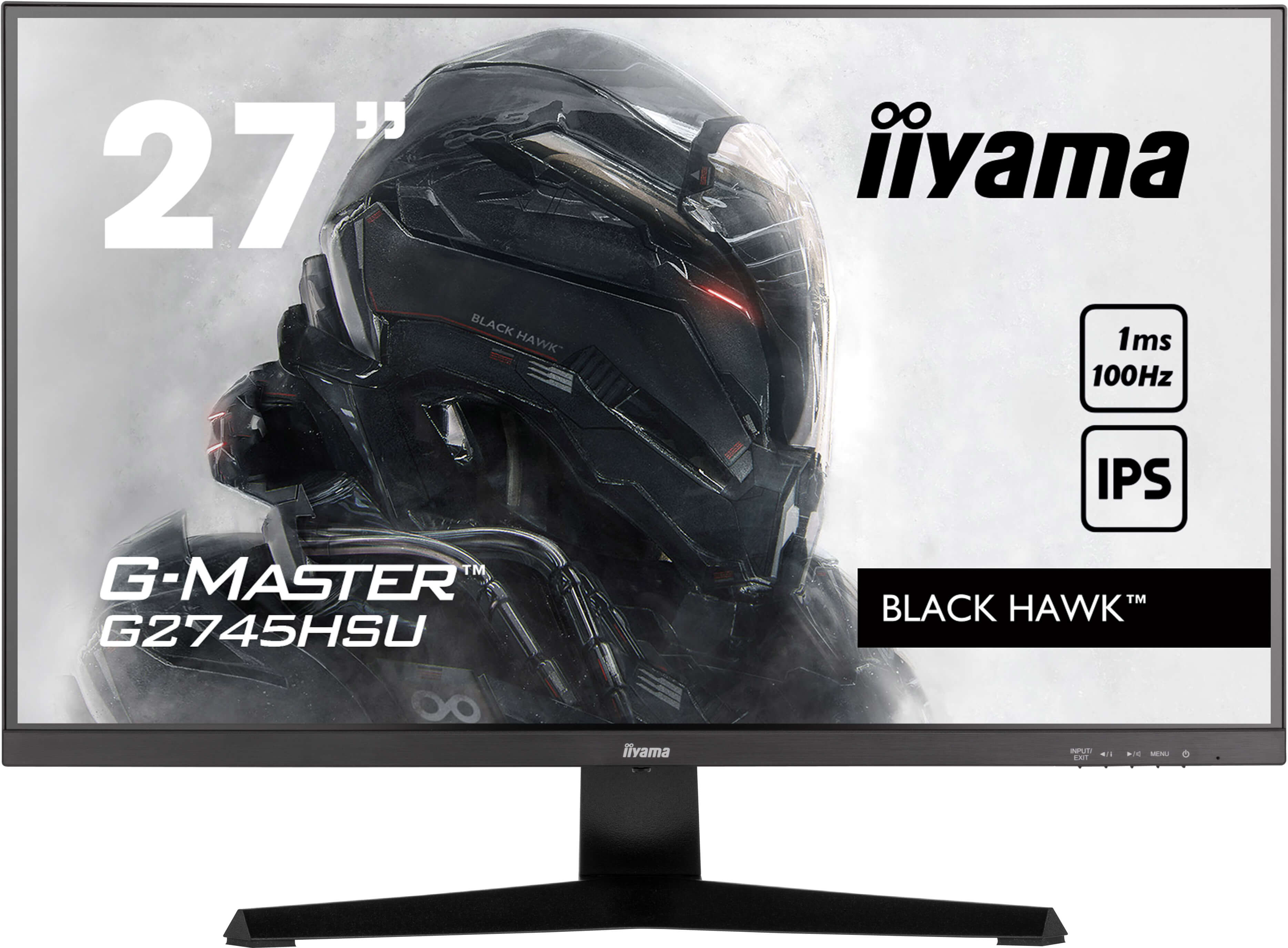 iiyama G-MASTER G2745HSU-B2 LED display 68,6 cm (27") 1920 x 1080 pixel Fuld HD Sort